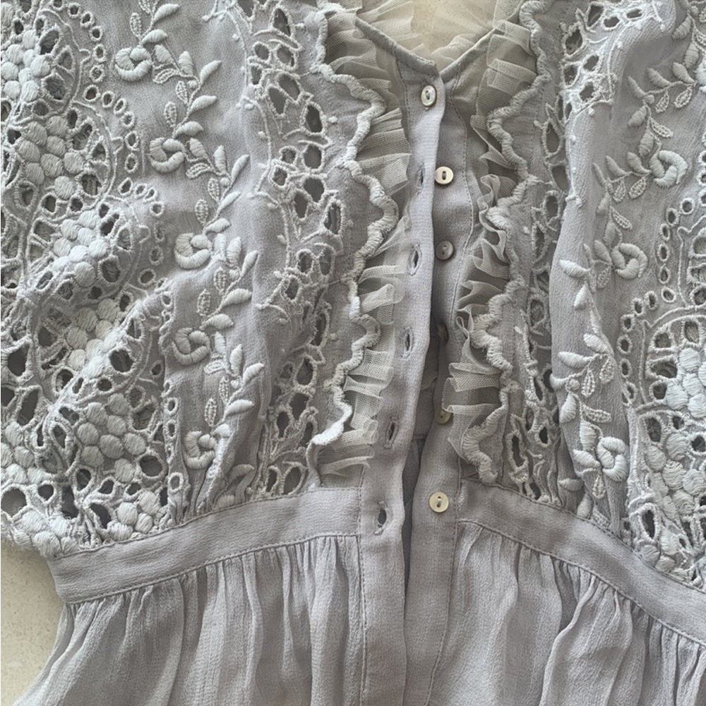 Loveshackfancy Devon Embroidered Top - image 6